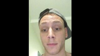 Nutting in a hallway