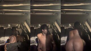 In Da Car at a Public Parking Lot Trying Not To Get Caught By Security For Just Doin A Lil Jerkin