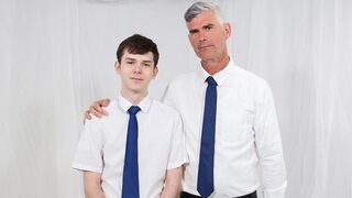 Big Cock Priest Pounds Teen Sinner Bareback In His Office After Confession - Missionaryboys