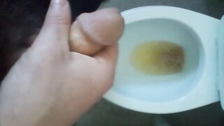 My sexy straight bro pissing and cumming