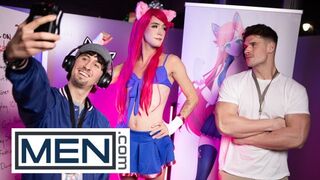 MEN - Axelle Rose Gets His Skinny Ass Penetrated By Hunk Malik Delgaty And Gets His Cum All Over Him