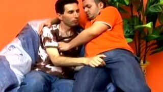 painfully barebacking and spooge swapping