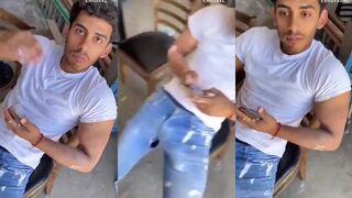 Mexican Worker Gets Teased About His Huge Bulge During Lunch