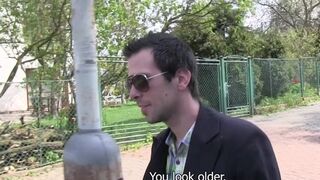 Czech Hunter: Beneath a Soaked Tree with Two Hotties